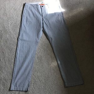 Dockers slim tapered searsucker Khakis 33x30